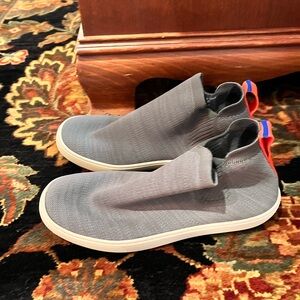 Rothy’s gray grey ankle Chelsea boot sneaker 11.5